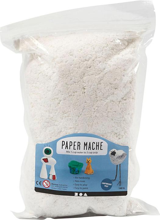 Actual product image Creativ Company Paper-mache pulp, 140gr