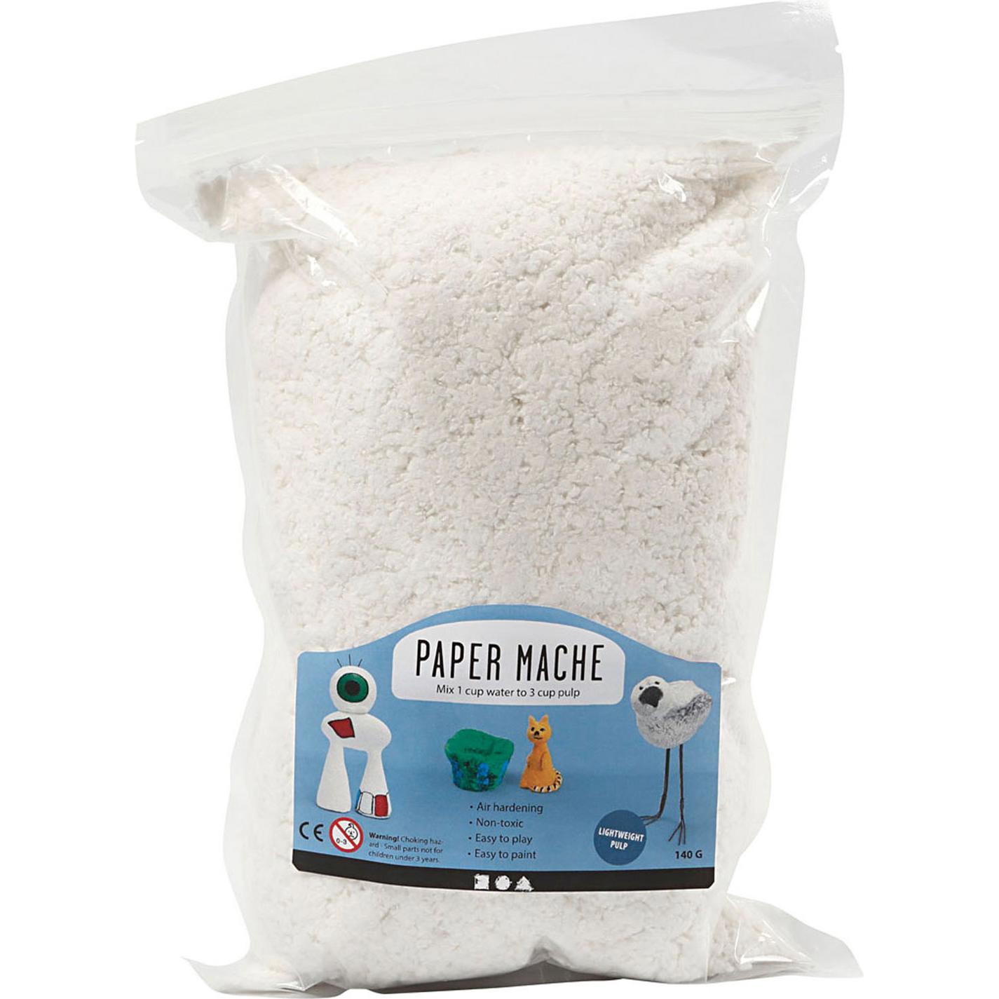 Thumbnail - Creativ Company Papier-mache Pulp, 140gr
