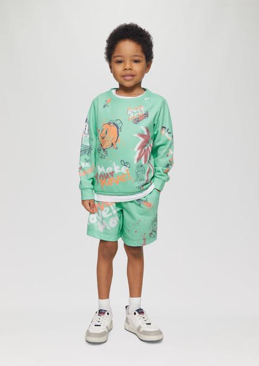 Immagine prodotto S.Oliver Sweatshirt Weiches Sweatshirt mit All-over-Print (140)