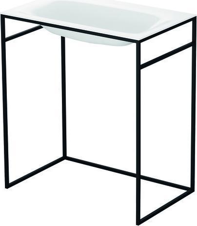 Image du produit Bette Cadre pour lavabo Lux Shape Q011 80x49,5 cm noir mat sans lavabo (495 mm, 800 mm)