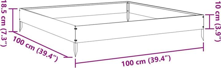 Produktbild vidaXL Hochbeet