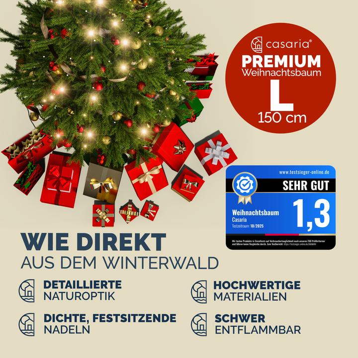 Produktbild Casaria Weihnachtsbaum Premium (150 cm)