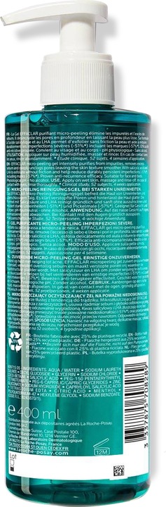 Image du produit La Roche Posay Effaclar (Gel, 400 ml)