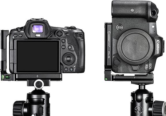 Actual product image Sunwayfoto L-Bracket for Canon R5/R6 PCL-R5 (L-rail)