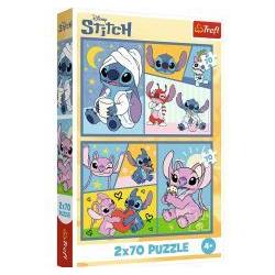 Trefl Puzzle 2 x 70 – Lilo & Stich (140 Teile)