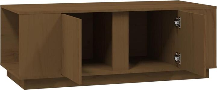 Produktbild vidaXL Couchtisch Honigbraun 110x50x40cm Massivholz Kiefer Beistelltisch Tisch