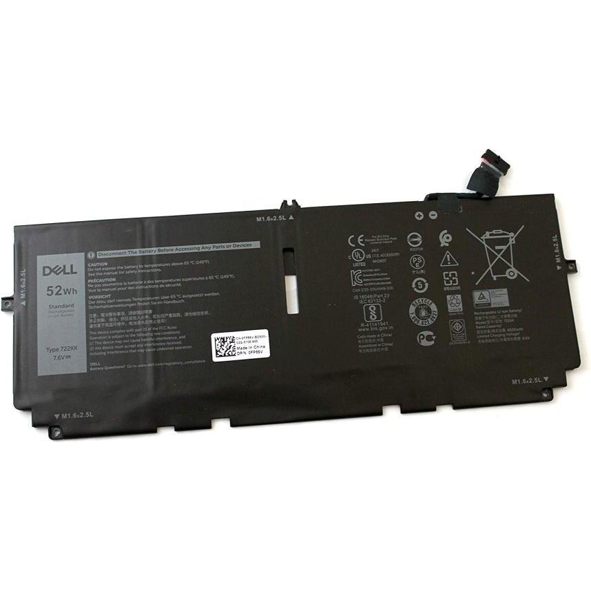 Dell Battery, 52WHR, 4 Cell (4 Zellen, 6.50 mAh), Notebook Akku