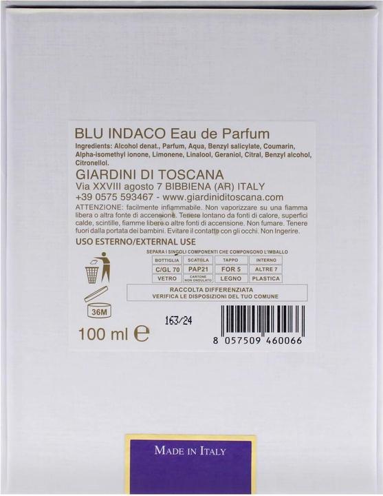 Immagine prodotto Giardini di Toscana Blu Indaco (Eau de parfum, 100 ml)