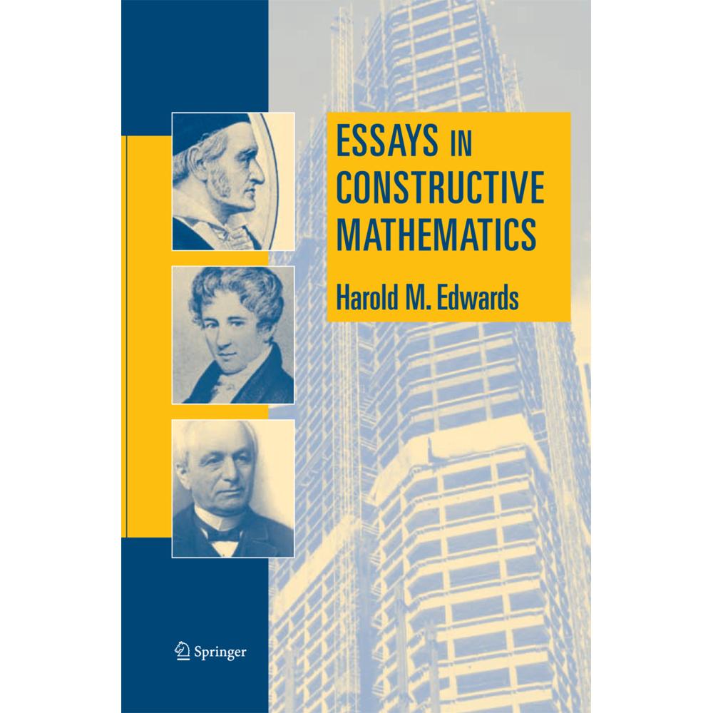 Essays in Constructive Mathematics, Fachbücher von Harold M. Edwards