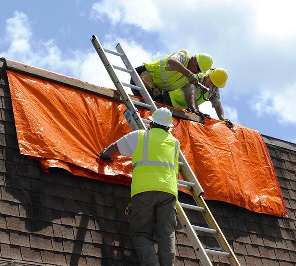 Produktbild Benson Gewebeplane 2 x 3 m orange (200 x 300 cm)