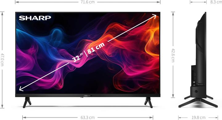 Actual product image Sharp 32GF2265E (32", LED, HD ready)