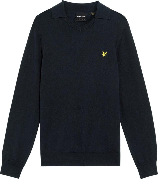 Produktbild Lyle and Scott Merino-Wollpullover mit Fussballkragen (XS)