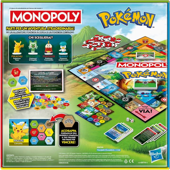 Produktbild Monopoly Pokémon Edition Brettspiel (Deutsch)