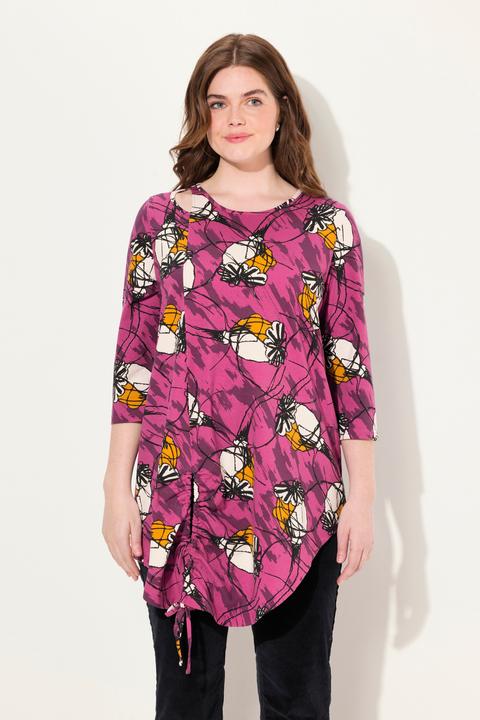 Produktbild Ulla Popken Longshirt, A-Linie, Rundhals, 3/4-Arm (50, 52)