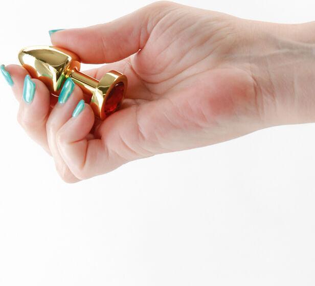 Produktbild NS Novelties Small Anal Plug Rear Assets Aluminum Butt Plug for Beginners Metal Anal Toy with Gem Petite Size (Go