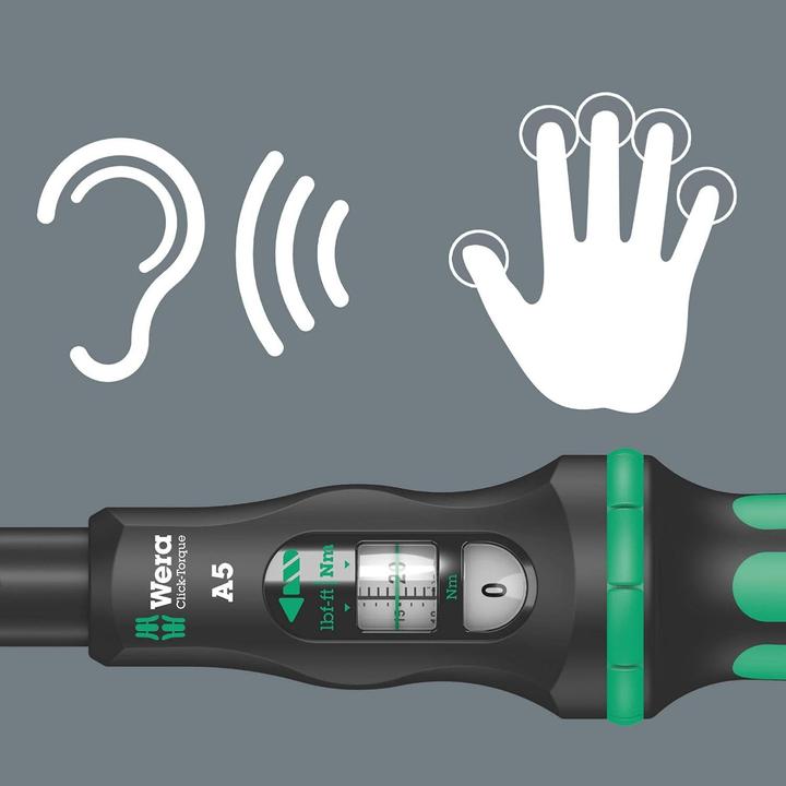 Produktbild Wera Click-Torque A 5 (1/4", 2.50 - 25 Nm)