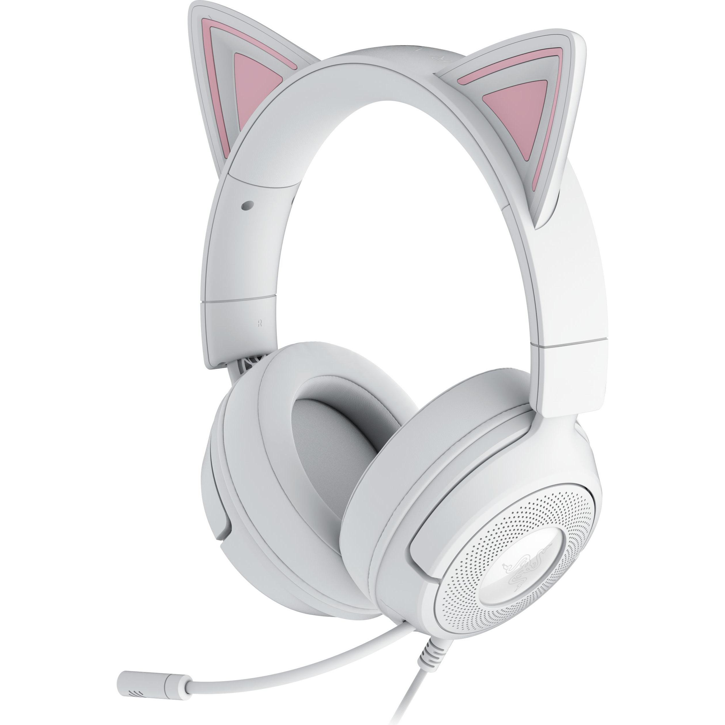 Razer Kraken Kitty V3 X - White (Kabelgebunden), Gaming Headset, Weiss