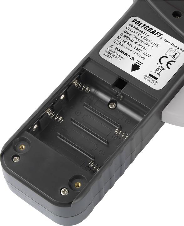 Produktbild Voltcraft EMZ-1000 Erdungsmessgerät 0.01 - 1200Ω