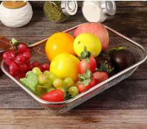 Actual product image Quttin rectan steel drainer. 37x27x7.4cm