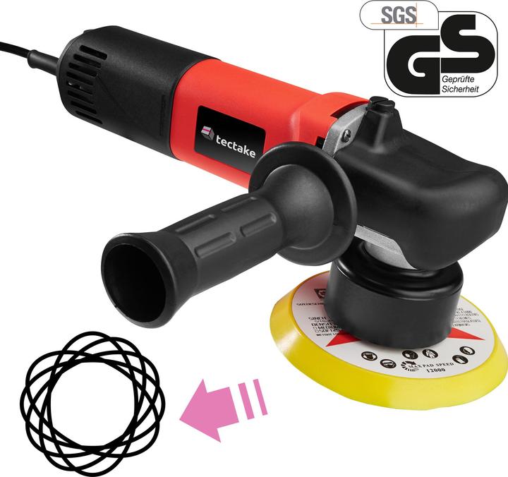 Actual product image tectake Eccentric polishing machine (710 W)
