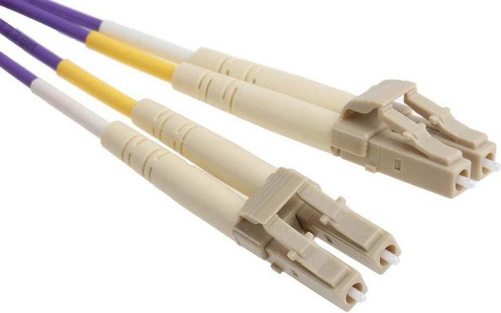 Actual product image RS PRO Patch cable 50/125 LC DX OM3 3m (U/UTP, CAT7, 0.25 m)