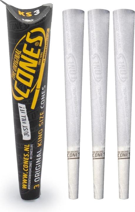 Actual product image Kush 3 x The original Cones King Size bleached