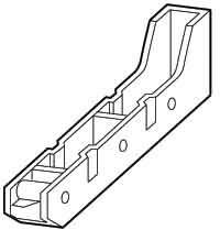 Actual product image Eaton Foot for support frame supported on the floor FHF-ID