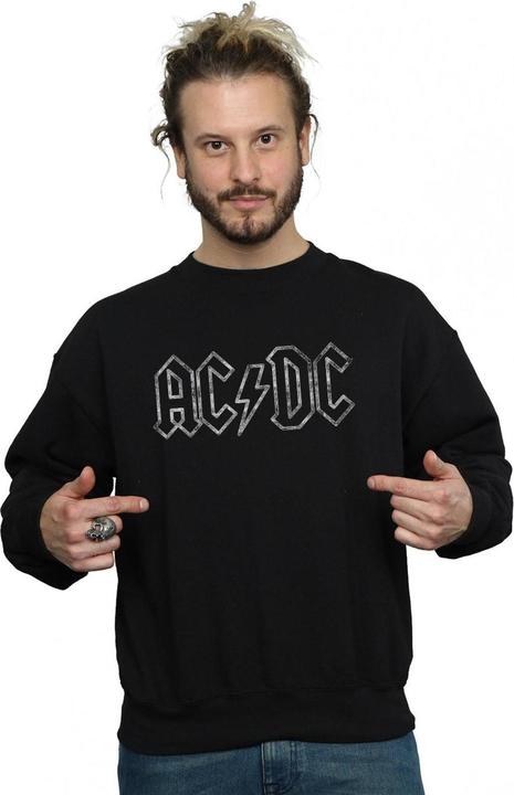 Image du produit AC/DC Mens Jagged Logo Cotton Sweatshirt (M)