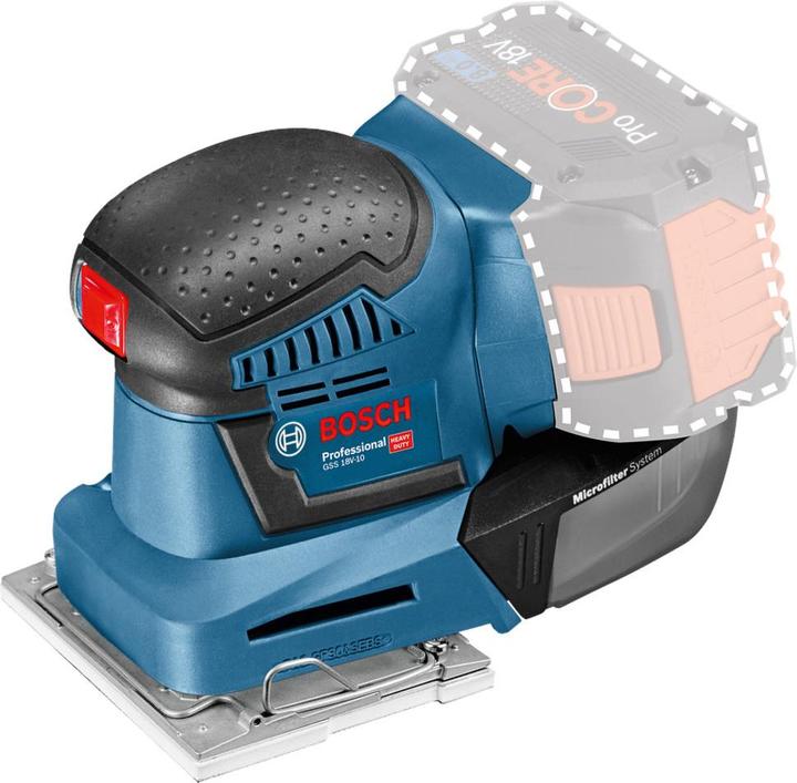 Bosch Professional Gss 18v-10 (Levigatrice orbitale)