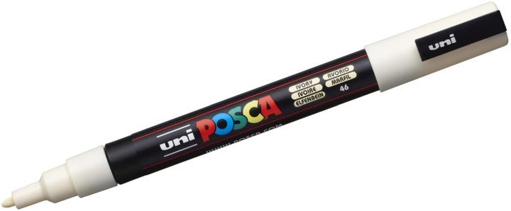Actual product image Posca Marker PC-3M round tip (Ivory, 1.30 mm, 1 x)