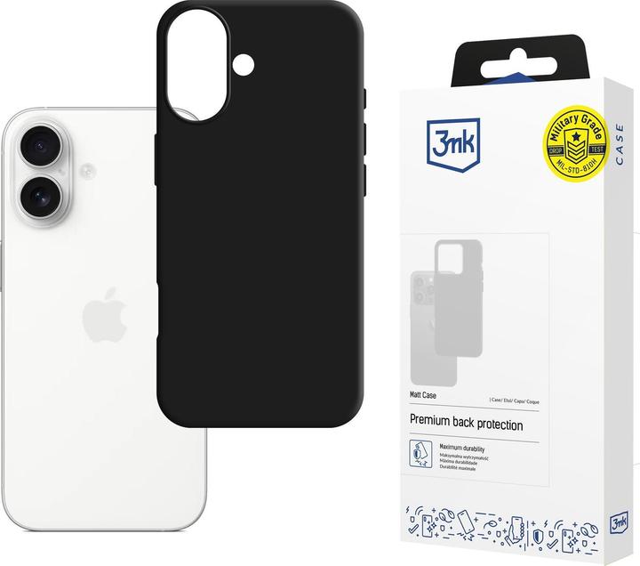Produktbild 3MK Matt Case für Apple iPhone 17 - Schwarz (Apple iPhone 17)