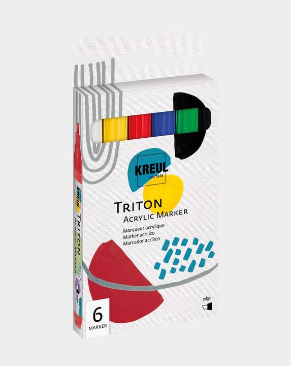 Immagine prodotto Kreul Set di 6 pennarelli per pittura acrilica Triton (6x)