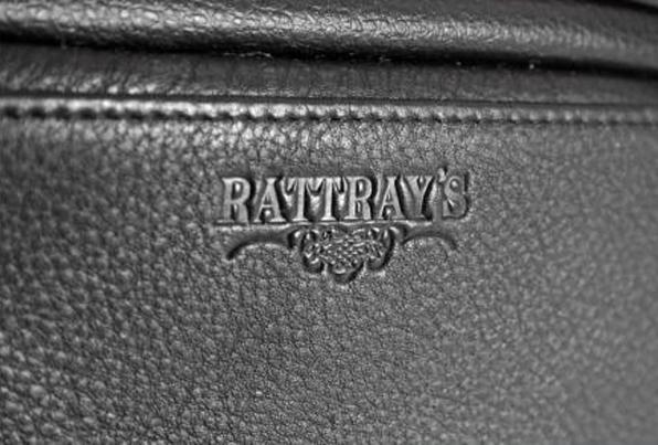 Actual product image Rattray’s Rattray's 3 Pipe Bag Black Leather PB2