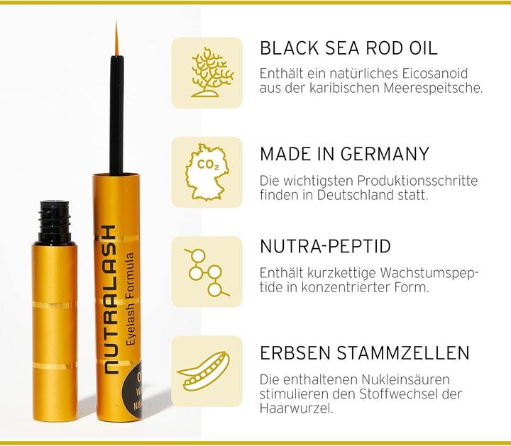 Actual product image Nuvega Eyelash serum - Nutralash Eyelash Formula 2.0 (1 ml)