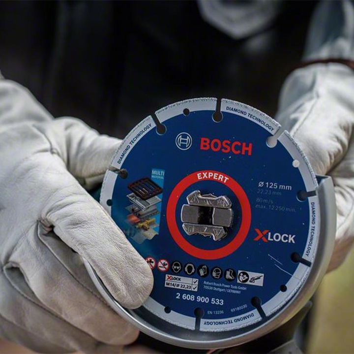 Produktbild Bosch Professional Zubehör EXPERT Diamond Metal Wheel X-LOCK Trennscheibe, 125 x 22,23 mm