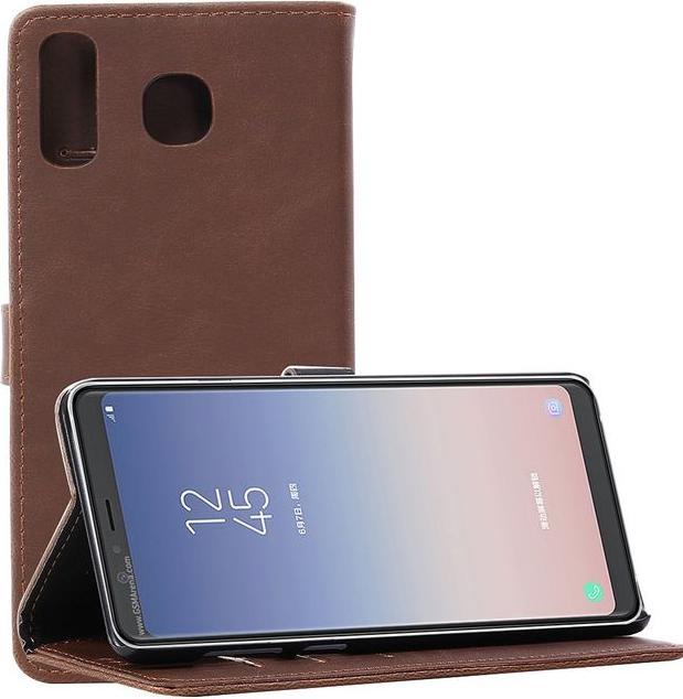 Actual product image MU Classic Crazy Horse IV Leather Bookcover Series (Samsung Galaxy A9)