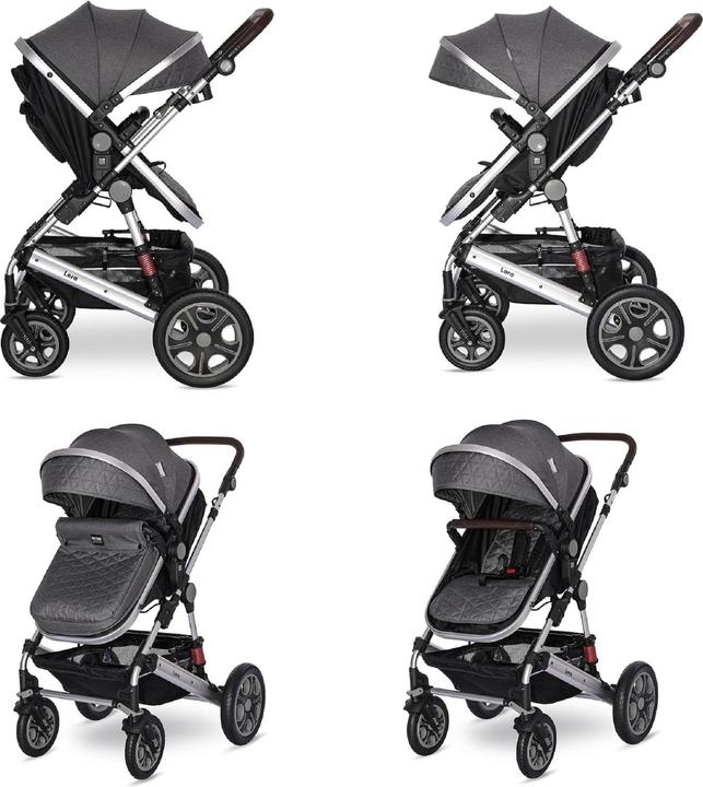 Produktbild Lorelli Kinderwagen Lora Gummiräder