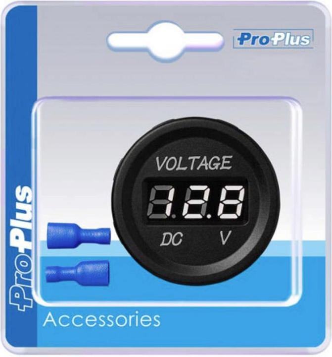 Produktbild ProPlus Einbau-Voltmeter digital 6-30V