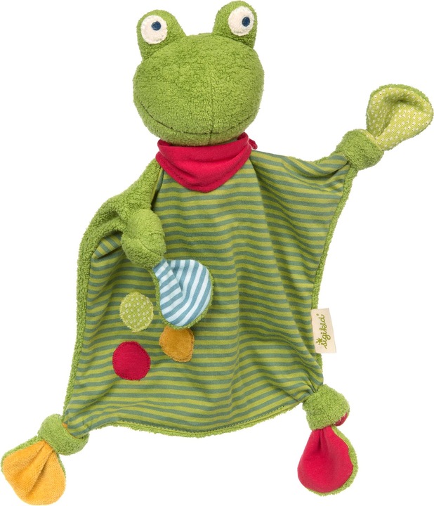 Actual product image Sigikid Snuffle cloth frog