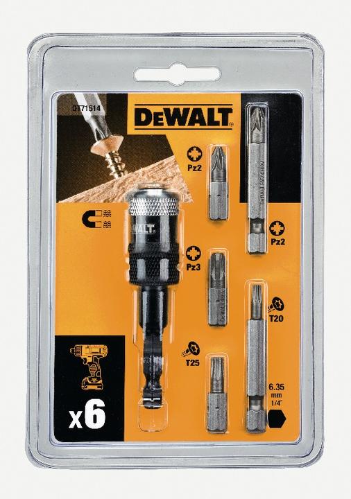 Immagine prodotto DeWalt Set per avvitatore a impulsi 6 pezzi -DT71514