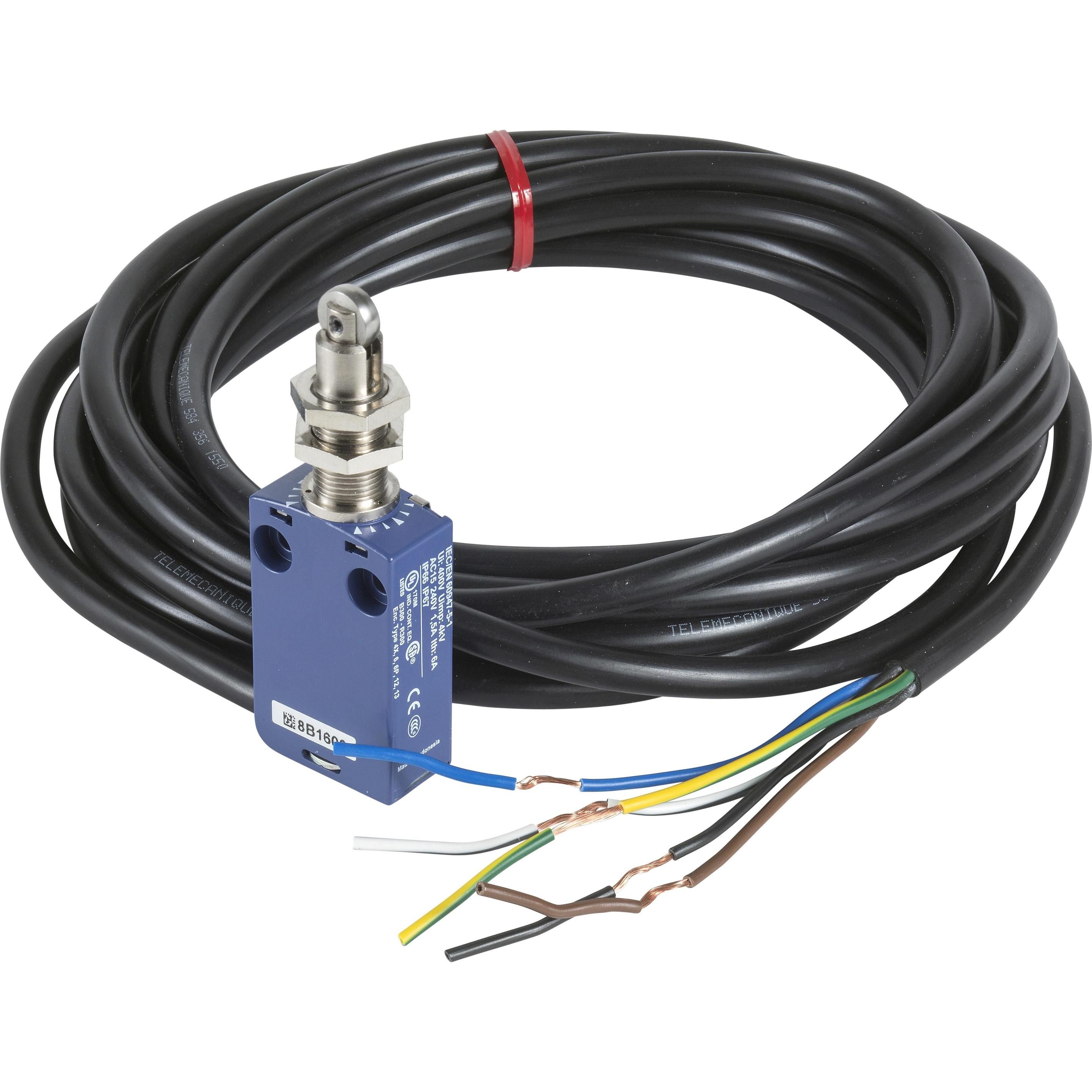 Schneider Electric, Systemstromversorgung, XCMD Pos.sch. M12 St.-Rollenst., 1Ö+1S, XCMD21F2L3