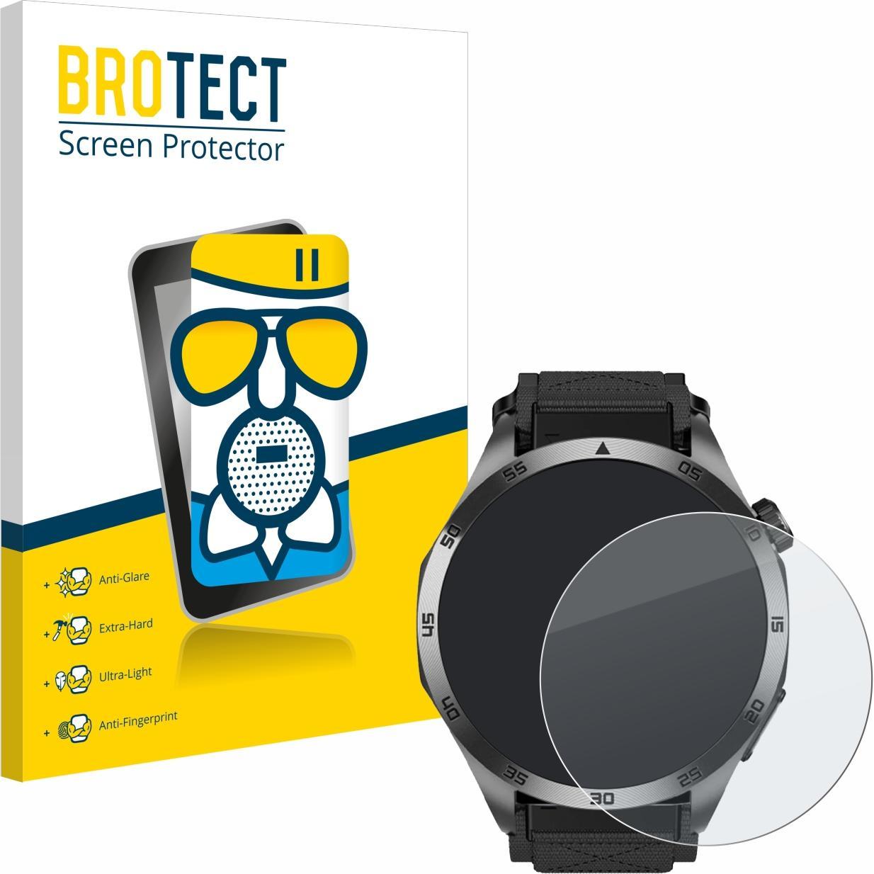 BROTECT Schutzglas Schutzfolie Displayschutz Display Schutz Glas Folie matt, Smartwatch Schutzfolie, Grau