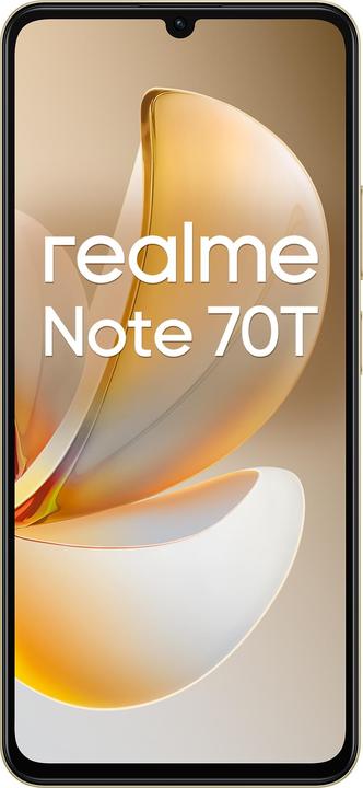 realme Note 70T 64GB/4GB - Beach Gold (64 GB, Beach Gold, 6.74