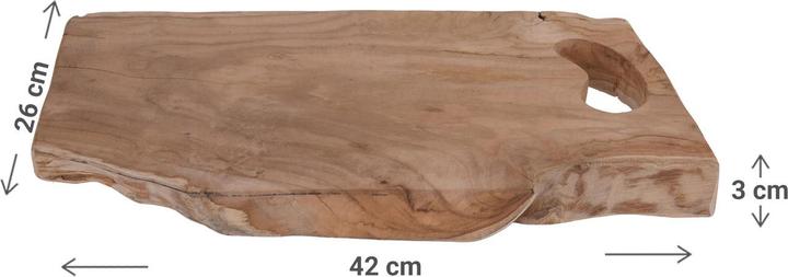 Actual product image Natura Punto Exclusive teak cutting board