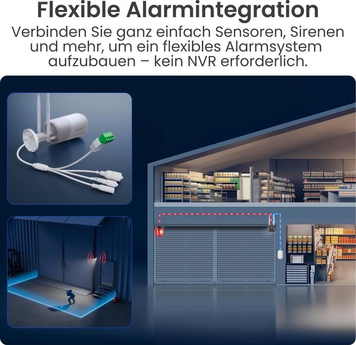 Actual product image Reolink RP-WCB8MZ professionelle 4K WiFi-Kamera (3840 x 2160 pixels)