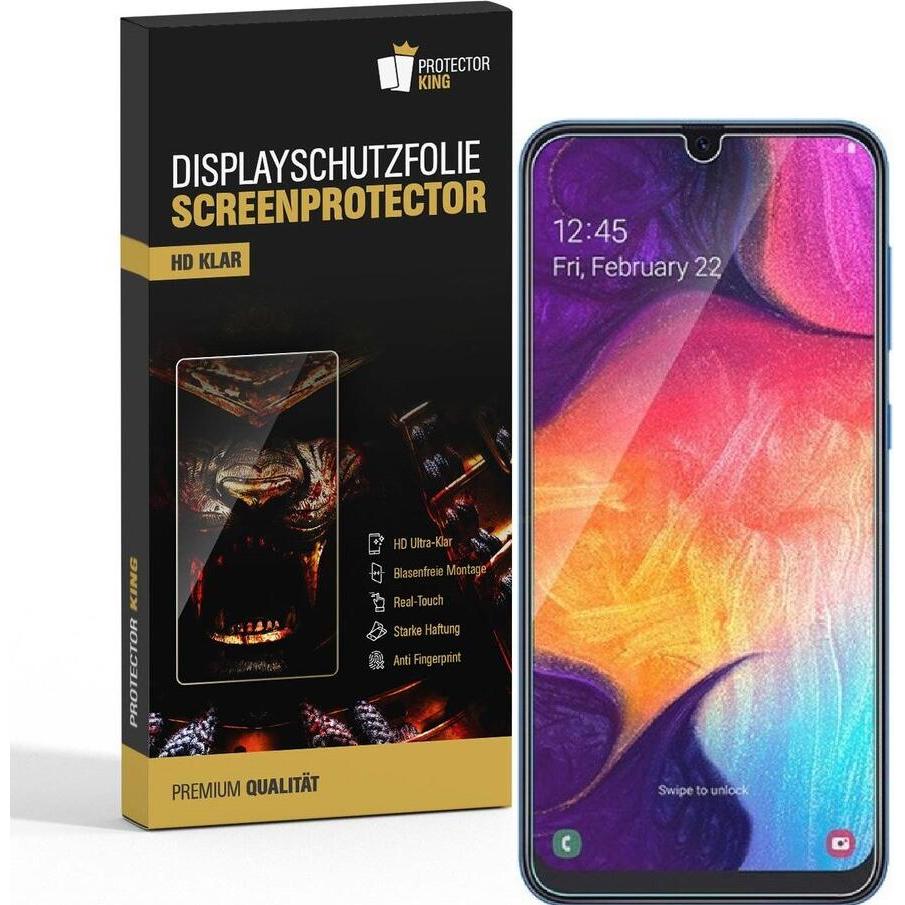 Protectorking 6x Premium Displayschutzfolie 3D KLAR (1 Stück, Samsung Galaxy M30), Smartphone Schutzfolie, Transparent