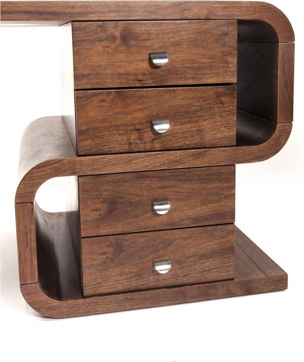 Immagine prodotto Kare Design Scrivania Soft Snake Noce 150x70cm (150 x 76 x 70 cm)