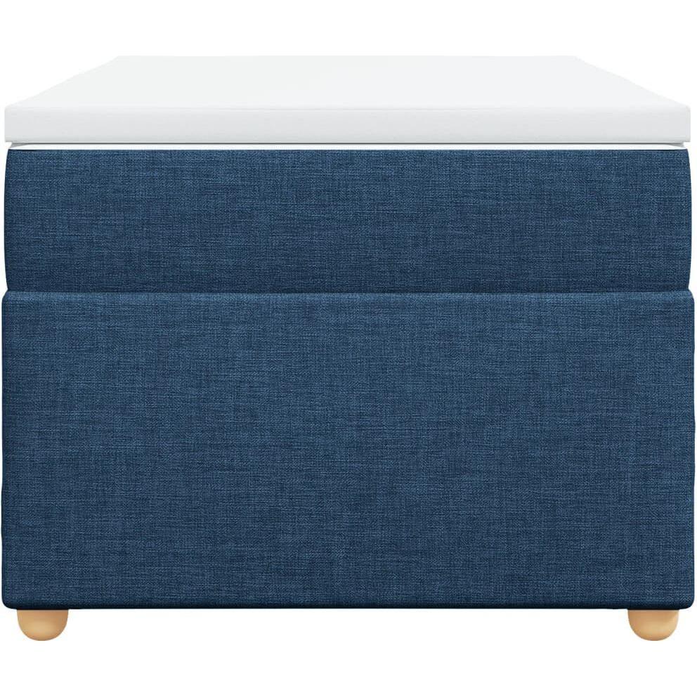 Thumbnail - VidaXL, Bett, Boxspringbett Bett Polsterbett Einzelbett Matratze Blau 90x190cm Stoff (90 x 190 cm)