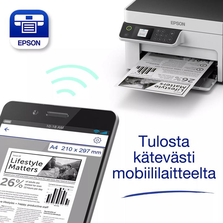 Produktbild Epson EcoTank ET-M2120 (Tintentank, Schwarz-Weiss)