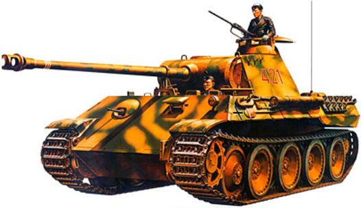 Produktbild Tamiya WWII Dt. SdKfz.171 Panther A (2) 1:35
